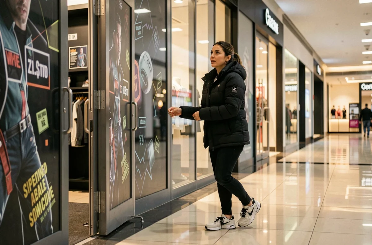 Entrée de La Base Créteil, l'escape game situé au cœur d'un centre commercial du Val-de-Marne