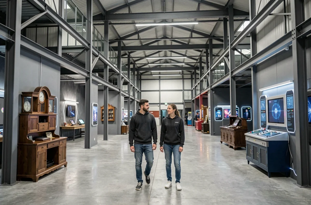 Grand complexe d'escape game Time Tripper à Arcueil, le plus vaste du Val-de-Marne avec ses nombreuses salles thématiques